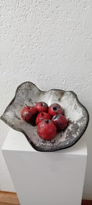 Schale mit roten Äpfeln